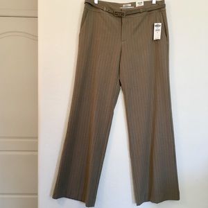 NWT OLD NAVY Wide Leg Brown Trousers Pants Slacks